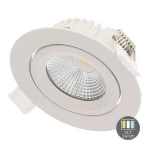 LED Inbouwspot – CCT-Switch – 6W – Wit – Kantelbaar - Varda, Ophalen of Verzenden, Nieuw