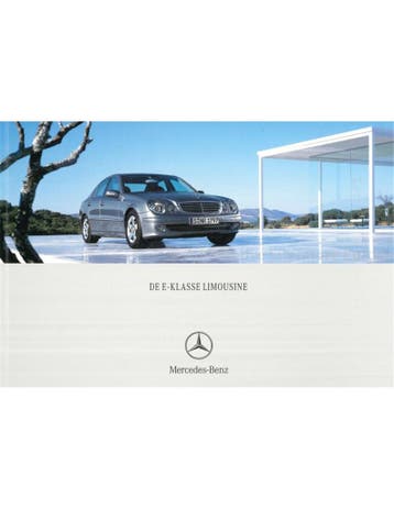 2005 MERCEDES BENZ E KLASSE SEDAN BROCHURE NEDERLANDS, Nieuw, Author