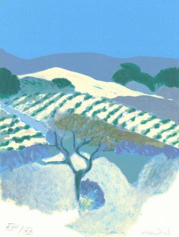 Roger Muhl (1929-2008) - Provence : Les mamelons dalentour