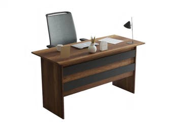 Skåne Home - Bureautafel - Baroque/ Anthracite 140 x 60 cm, Huis en Inrichting, Bureaus, Ophalen, Nieuw