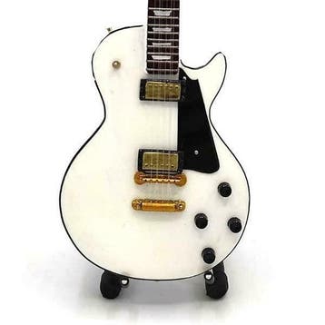 Miniatuur replica Gibson Les Paul gitaar Thommy Thayer KISS, Ophalen of Verzenden, Nieuw, Pop, Beeldje of Miniatuur