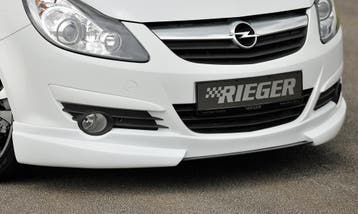 Rieger frontspoiler | Corsa D: 07.06-12.10 (tot Facelift) -, Auto-onderdelen, Verzenden, Nieuw, Opel