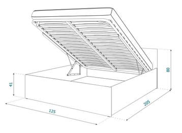 Bed 120x200 Wit | Opklapbaar | Nieuw | Scherpe Prijs, Huis en Inrichting, Slaapkamer | Bedden, Verstelbaar, Wit, Nieuw, Ophalen of Verzenden