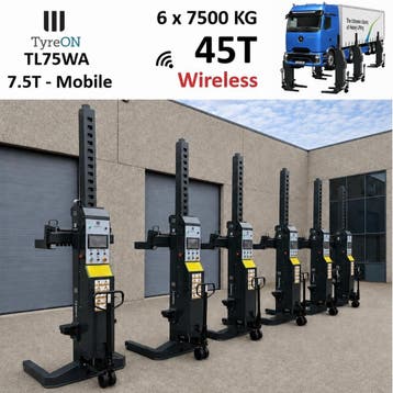 Mobiele Hefkolommen Hefbrug Vrachtwagen 45T Wireless 6x7.5T, Met garantie (alle)