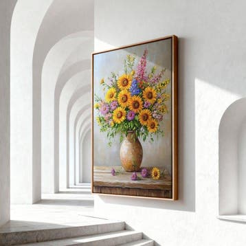 Iconica - Summer Sunflowers - unique 1/1 XXL (150 x 100 cm)