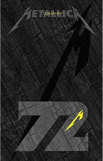 Metallica - Charred M72 Textielposter officiële merchandise, Ophalen of Verzenden, Nieuw, Poster, Artwork of Schilderij