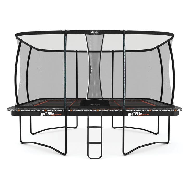 Berg Ultim Pro Bouncer Vierkante Trampoline 500x500 cm met, Kinderen en Baby's, Speelgoed | Buiten | Trampolines, Nieuw, Ophalen of Verzenden