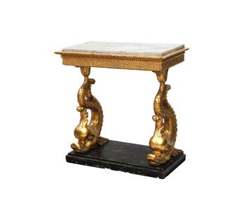 Een houten wandtafel, Europa, 19e eeuw, Gebruikt