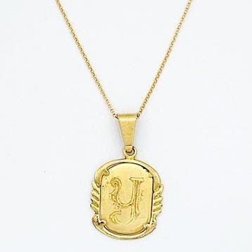 Ketting met hanger - 18 karaat Geel goud