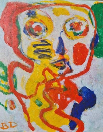 Broer (van den) Dobbelsteen (1936-2019) - Figura astratta
