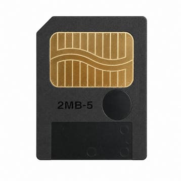 SmartMedia Memory Card/Geheugenkaart - 2MB, Verzenden, Zo goed als nieuw
