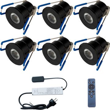 LED Veranda Spot Complete Set - Velvalux - 6 Stuks - 3W -, Huis en Inrichting, Ophalen of Verzenden, Nieuw, Overige fittingen