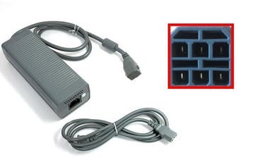 Stroomkabel Xbox 360 Arcade, Premium & Elite Adapter -, Ophalen of Verzenden, Zo goed als nieuw