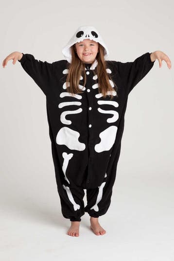 KIMU® Onesie Skelet Pakje 86-92 Skeletpak Kostuum Zwart Wit, Ophalen of Verzenden, Nieuw, 104 of kleiner