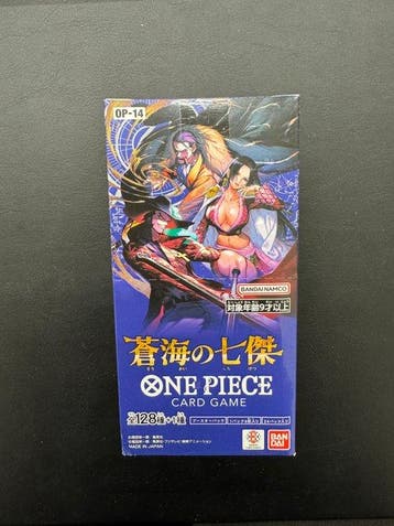 One Piece - 1 Box - OP14 - One Piece Card Game – The Azure, Hobby en Vrije tijd, Nieuw