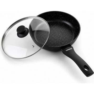 TIROSS Granieten koekenpan 24 cm met GREBLON laag en glaz..., Ophalen of Verzenden, Nieuw