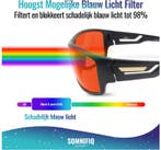 Somnifiq Slaapbril – Blauw Licht Filter Bril met Rode Glazen, Ophalen of Verzenden, Nieuw in verpakking