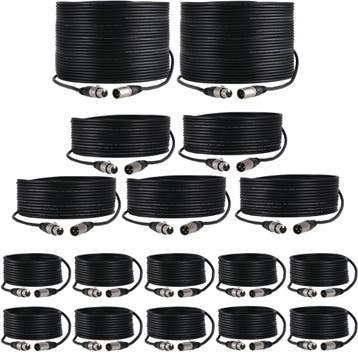 Devine MIC100 microfoonkabel set 2 x 20, 5 x 10 en 10 x 5, Verzenden, Nieuw