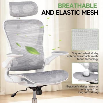 Ergonomische Bureaustoel -  Office Chair - Gamestoel - Volwa, Huis en Inrichting, Verzenden, Zo goed als nieuw