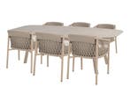 4 Seasons Outdoor Allora tuinset latte met Manolo tafel met, Ophalen of Verzenden, Nieuw