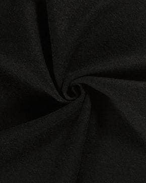 Gekookte Wol Bouclé Zwart, Hobby en Vrije tijd, Stoffen en Lappen, Zwart, Nieuw