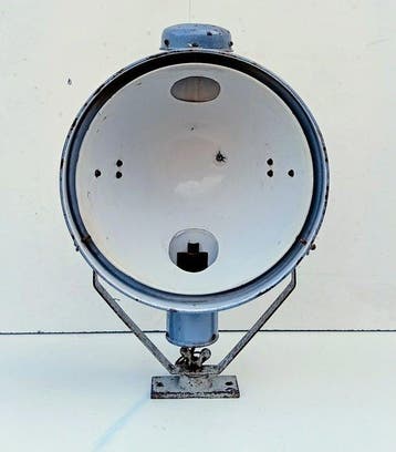Lamp - ijzer, emaille - Emaille-lamp XXL