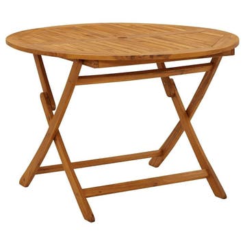 Massief Acacia Tuintafel | Tweedekansje | OP=OP, Ophalen of Verzenden, Zo goed als nieuw, Rechthoekig, Hout