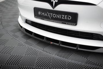 Maxton Frontspoiler V.3 Tesla Model S Plaid Mk1 Facelift, Verzenden
