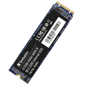 Verbatim Vi560 (2280) M.2 SATA 512GB SSD, Computers en Software, Verzenden, Zo goed als nieuw