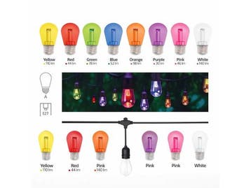 Veiling - 40 x Schokbestendige LED Filament Lampen ST45 –, Nieuw