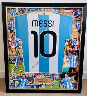 Lionel Messi - Exclusive Hand Signed – Argentina 2011/12, Nieuw