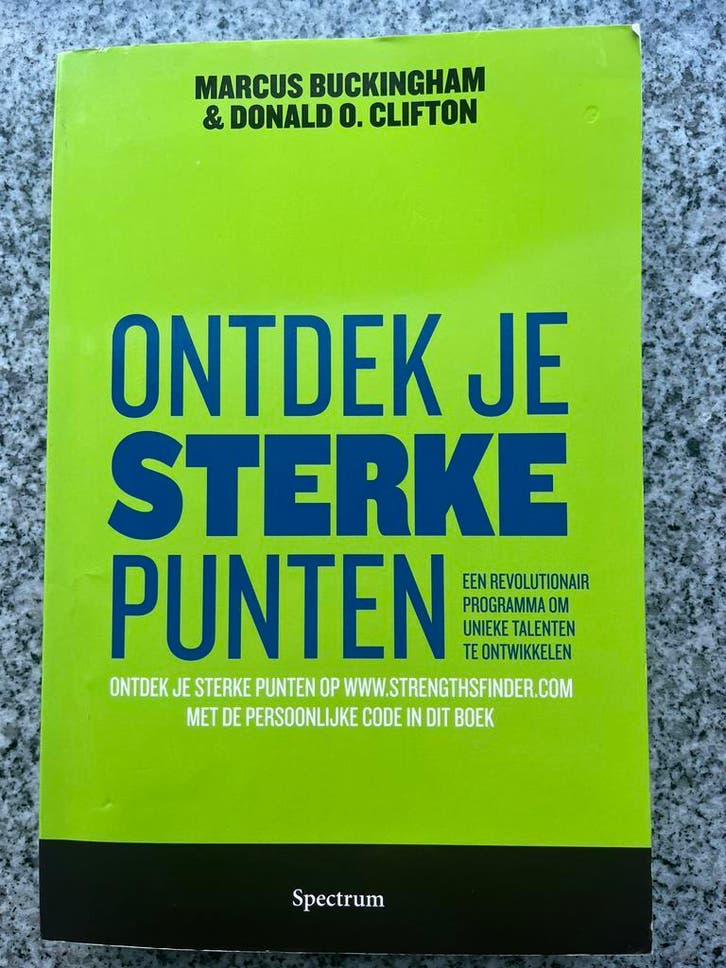 Ontdek je sterke punten, Boeken, Psychologie, Persoonlijkheidsleer, Gelezen, Verzenden
