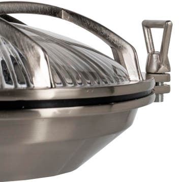 Bailey Scheepslamp Bulkhead Ahoi E27 Alu Nikkel Rond IP64, Ophalen of Verzenden, Nieuw