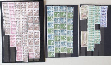 Italië - Lotto Italiaanse koninklijke postzegels van L, Gestempeld