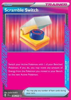 Scramble Switch 186/191 holo surging sparks, Ophalen of Verzenden, Nieuw, Losse kaart, Foil