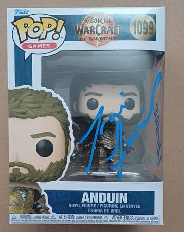 Funko - Funko Pop Anduin-Travis Fimmel signed - China, Nieuw