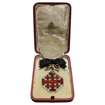 Italië. Medal Insígnia de Dama da Ordem Equestre do Santo