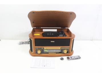 Lenco TCD-2551WD - Retro Platenspeler - Bluetooth 5.0 en, Verzenden, Zo goed als nieuw