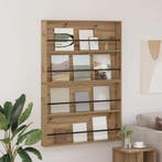vidaXL Tijdschrift Rek met plank 2 pcs Artisan Eiken 100 x, Huis en Inrichting, Woonaccessoires | Krantenbakken en Lectuurbakken