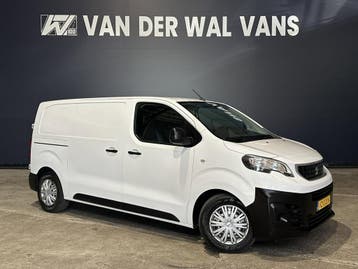 Peugeot Expert 1.6 BlueHDI 115pk L2H1 Euro6 Airco | Cruiseco, Stof, Gebruikt, Euro 6, Wit