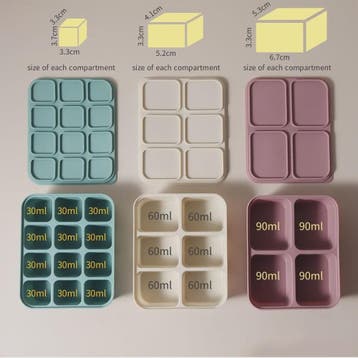 Flexibele Siliconen IJsblokjesvorm met Deksel - BPA-vrij voo, Kinderen en Baby's, Verzenden, Nieuw