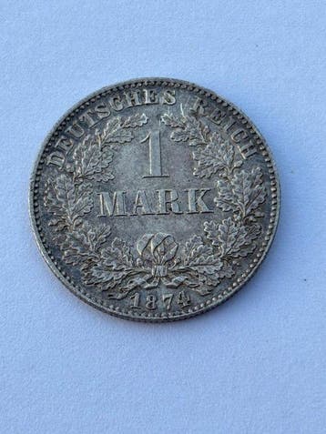 Duitsland, keizerrijk 1 Mark 1874 G (Zonder minimumprijs), Postzegels en Munten, Munten | Europa | Niet-Euromunten