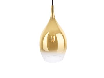 Leitmotiv Hanglamp Drup goud | Retourdeal 15% korting, Verzenden, Nieuw