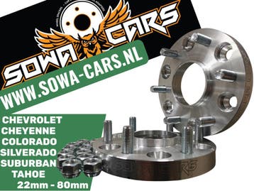 Spoorverbreders Spacers Chevrolet 6x139,7 78,1 22mm, Verzenden