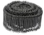 Tie-wire - Zakkensluiters Zwart Geplastificeerd 1,4x120mm, Verzenden, Nieuw