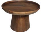 2dekans | HSM Collection Bijzettafel Drum - 60 x 60 x 40 cm, Ophalen of Verzenden, Zo goed als nieuw