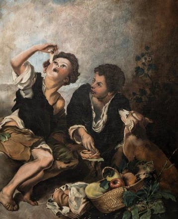A. Didier jean (XX) - Les mangeurs de tartes daprès Murillo