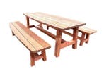 Douglas Bank Curved, Onbehandeld, 48 x 34,5 x 240 cm, Tuin en Terras, Tuinsets en Loungesets, Nieuw