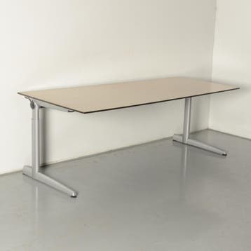 Ahrend 500 bureau, eiken blad, 200 x 80/90 cm, hoogte, Huis en Inrichting, Bureaus, Ophalen of Verzenden, Nieuw