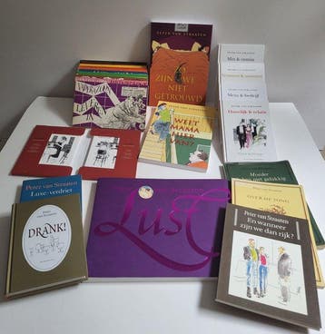 Peter van Straaten - Lot met 23 (plus 7) titels - 1970-2013